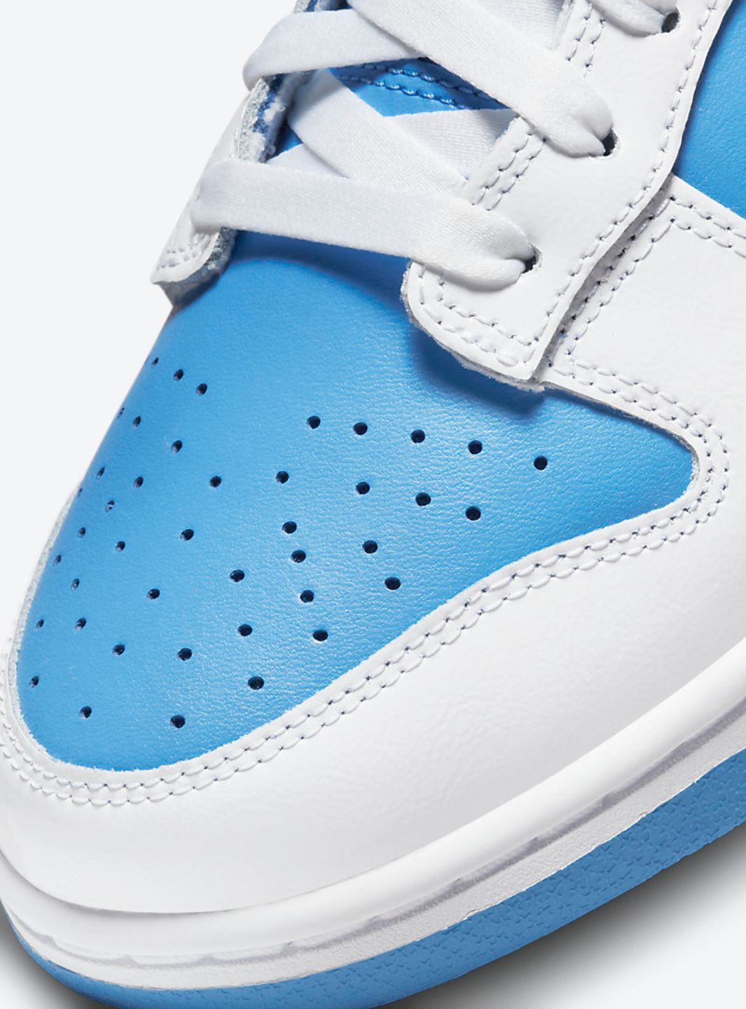 Nike Dunk Low Reverse UNC sneakers basse donna in pelle multicolore, dettaglio suola