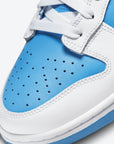 Nike Dunk Low Reverse UNC sneakers basse donna in pelle multicolore, dettaglio suola