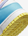 Nike Dunk Low Easter Candy sneakers basse uomo e donna in pelle multicolore, dettaglio tomaia