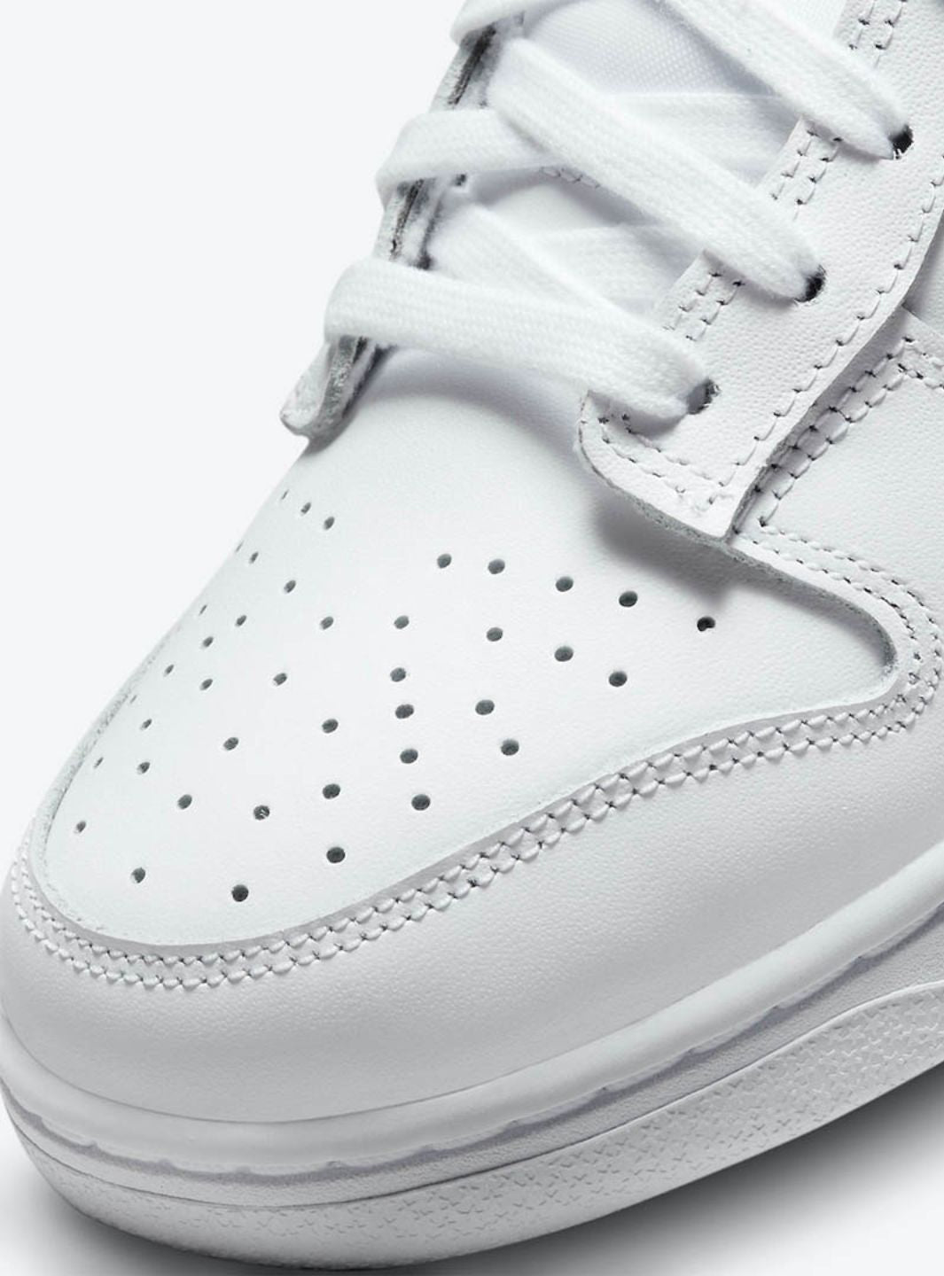 Nike Dunk Low Primal White sneakers basse donna in pelle bianco, dettaglio suola