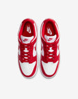 Nike Dunk Low SP St. John's (2020) sneakers basse uomo e donna in pelle bianco blu, vista posteriore
