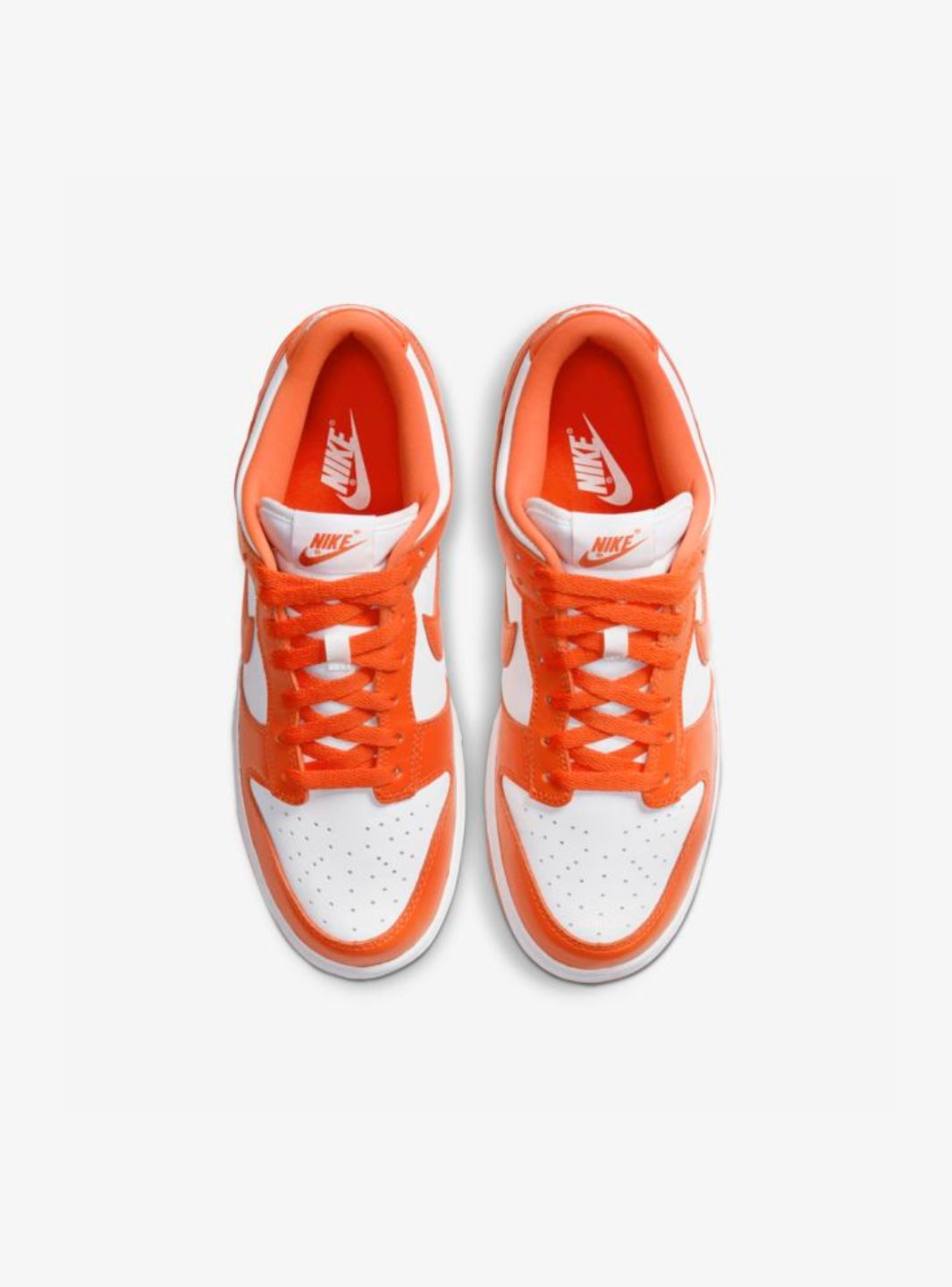 Nike Dunk Low SP Syracuse sneakers basse uomo e donna in pelle bianco blu, vista posteriore