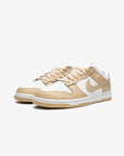 Nike Dunk Low Team Gold sneakers basse uomo e donna in pelle oro, vista frontale