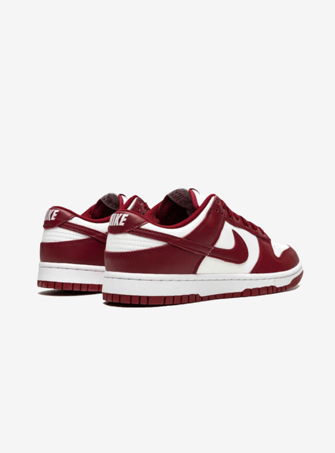 Nike Dunk Low Team Red sneakers basse uomo e donna in pelle rosso, dettaglio suola