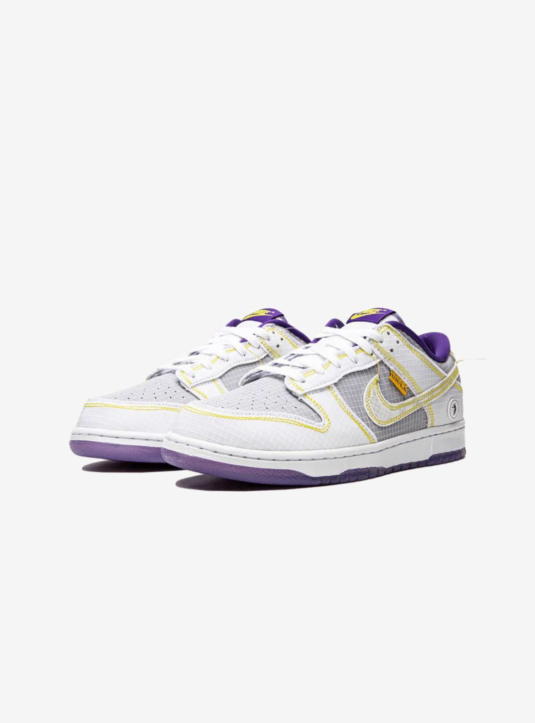 Nike Dunk Low Union Passport Pack Court Purple sneakers basse uomo e donna in pelle viola, vista frontale