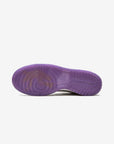 Nike Dunk Low Union Passport Pack Court Purple sneakers basse uomo e donna in pelle viola, indossate