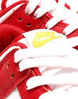 Nike Dunk Low USC sneakers basse uomo e donna in pelle bianco rosso, vista posteriore