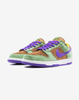 Nike Dunk Low Veneer (2020) sneakers basse uomo e donna in pelle multicolore, vista frontale