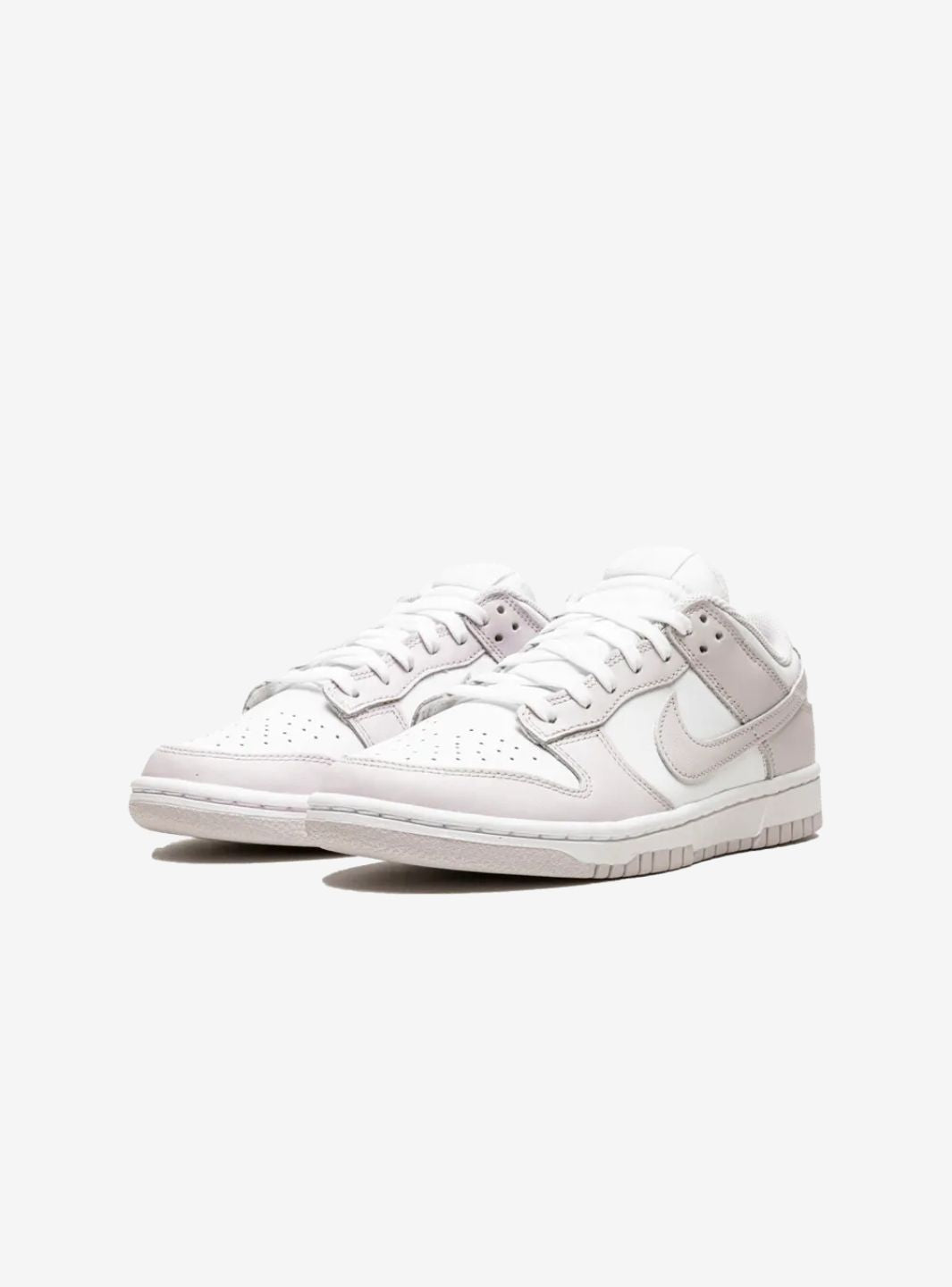 Nike Dunk Low Venice sneakers basse donna in pelle bianco viola, vista frontale