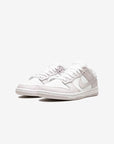 Nike Dunk Low Venice sneakers basse donna in pelle bianco viola, vista frontale