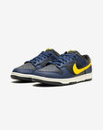 Nike Dunk Low Vintage Michigan sneakers basse uomo e donna in pelle multicolore, vista frontale