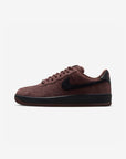 Nike Air Force 1 Low Light Chocolate Black sneakers basse uomo e donna pelle nero marrone, vista laterale