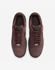 Nike Air Force 1 Low Light Chocolate Black sneakers basse uomo e donna pelle nero marrone, dettaglio suola