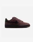Nike Air Force 1 Low Light Chocolate Black sneakers basse uomo e donna pelle nero marrone, vista dall'alto