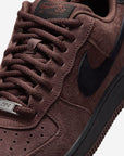 Nike Air Force 1 Low Light Chocolate Black sneakers basse uomo e donna pelle nero marrone, indossate