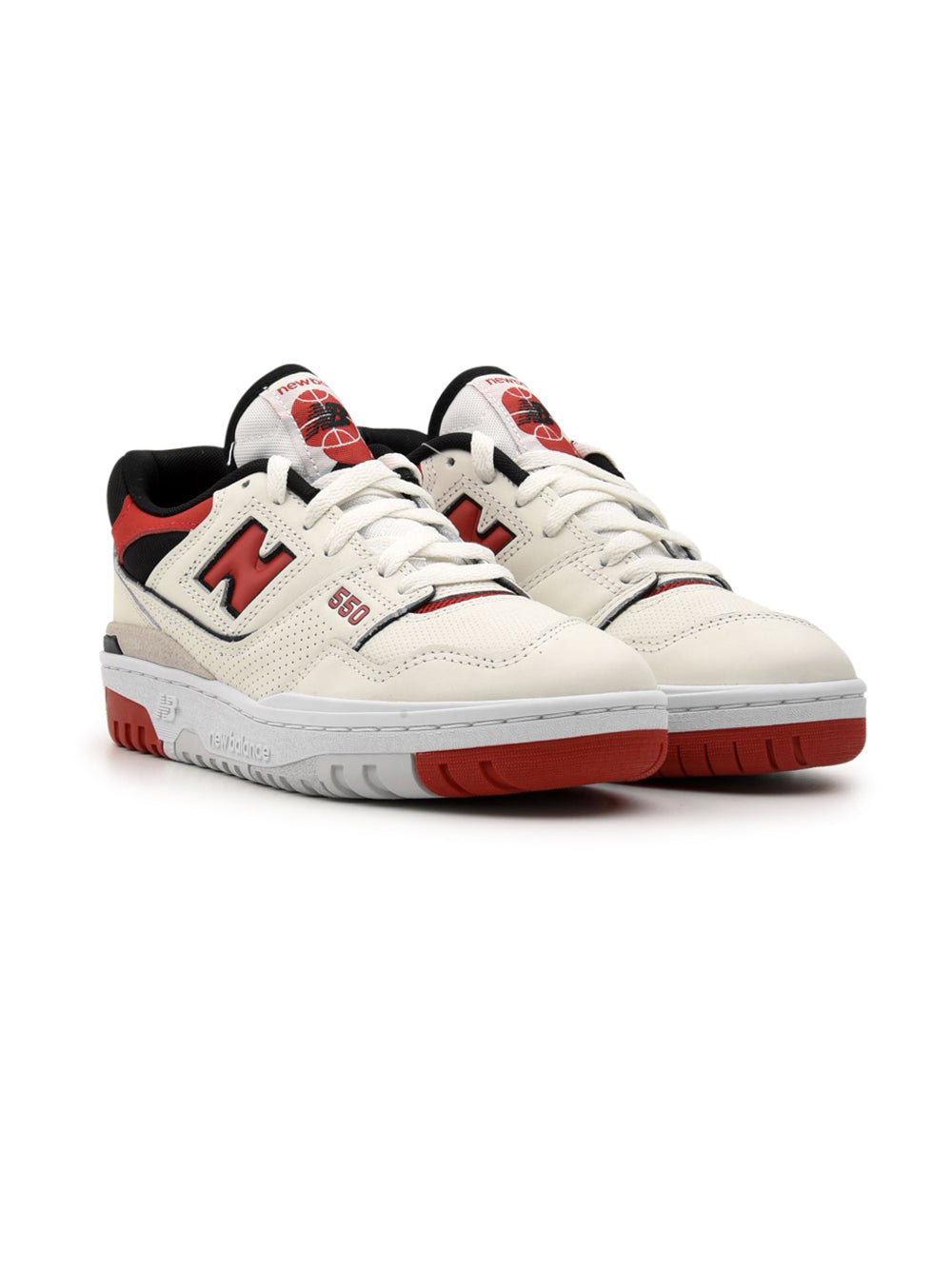new balance 550 sea salt true red black scarpe unisex