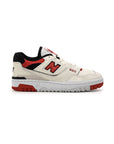 new balance 550 sea salt true red black scarpe unisex