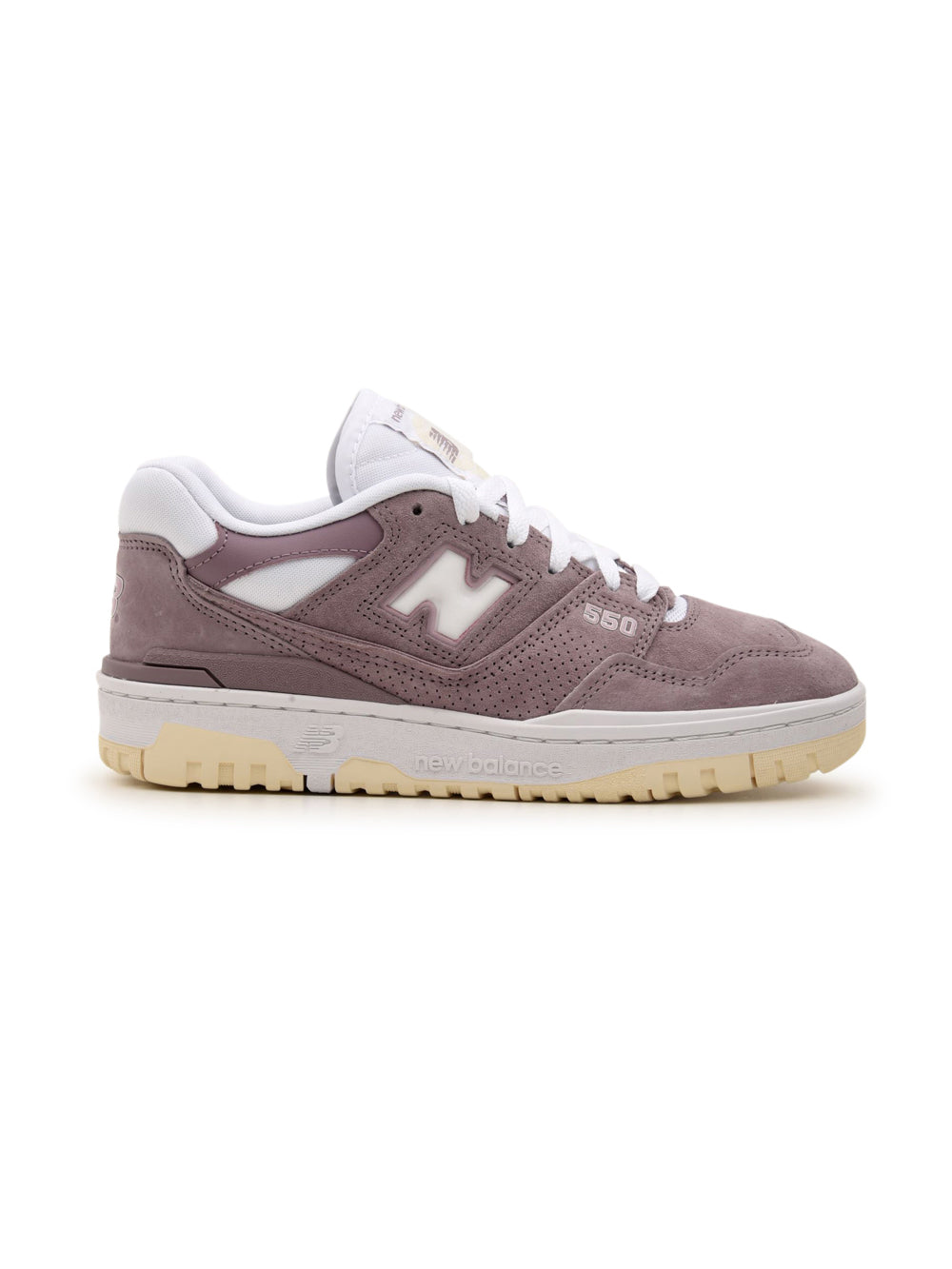 new balance 550 lilac chalk nut white scarpe unisex