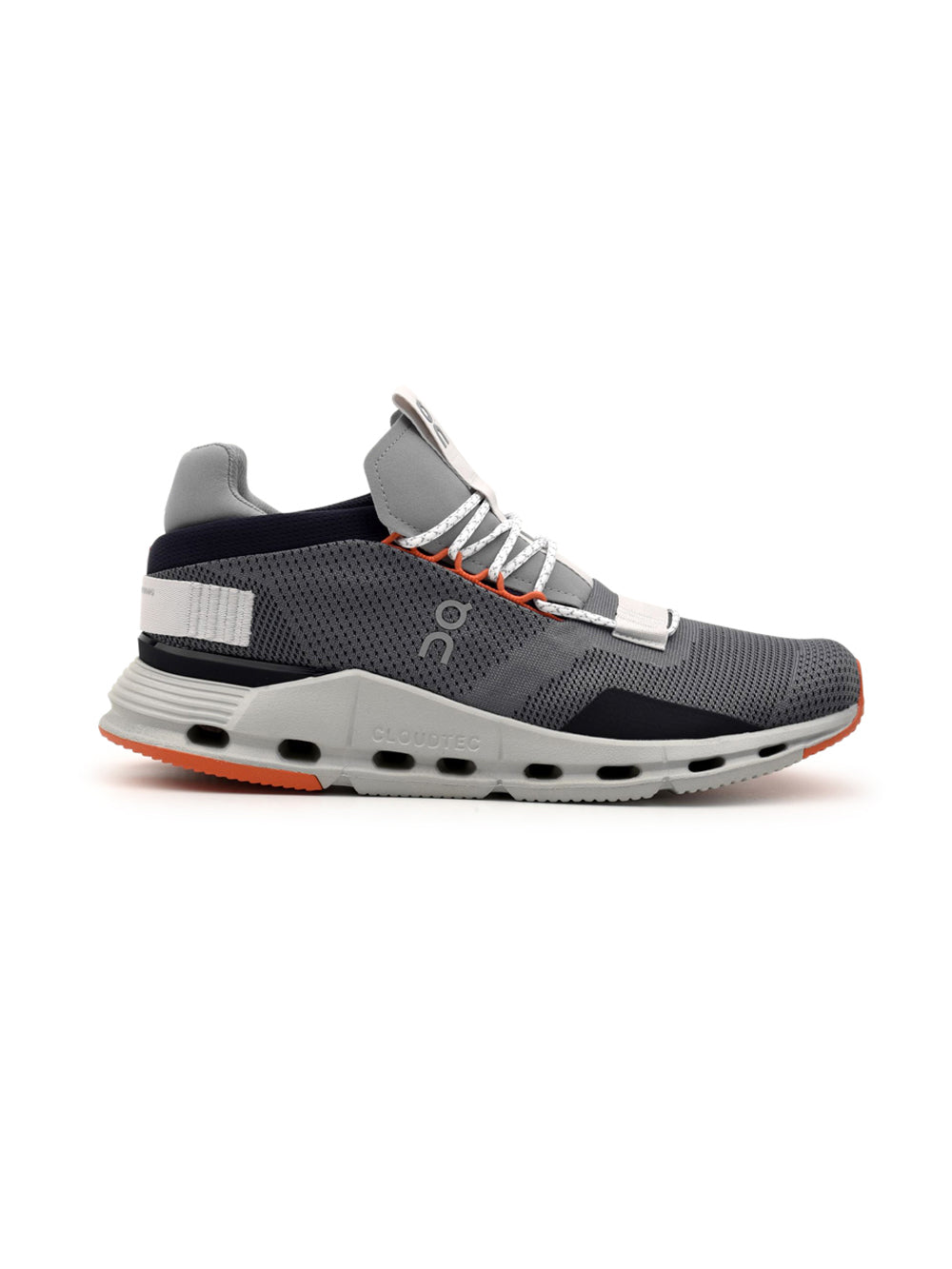 On Running Cloudnova scarpe uomo in grigio - vista laterale