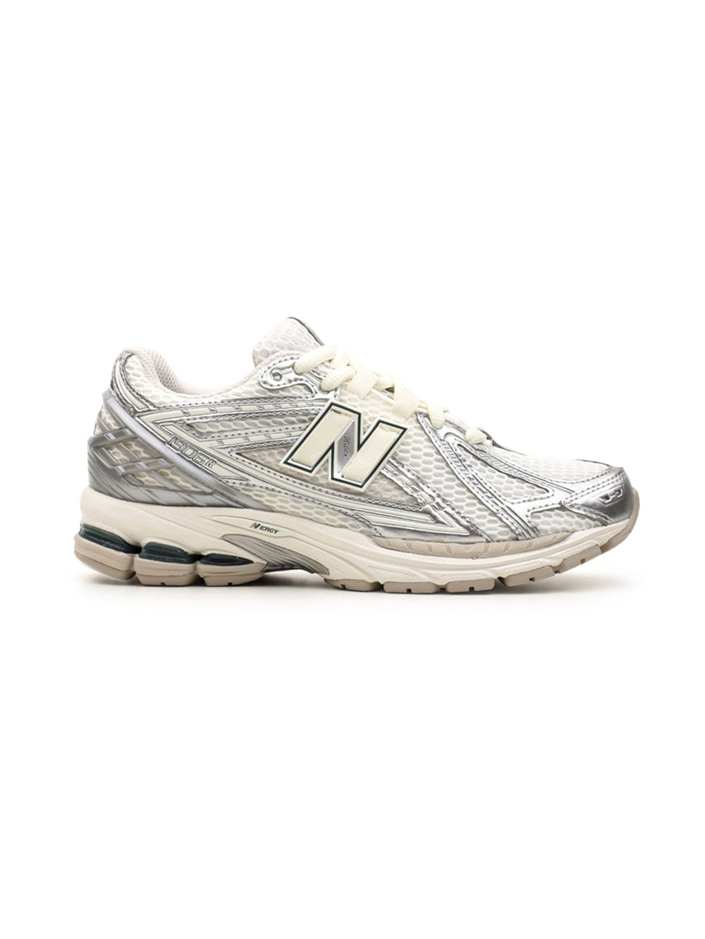 new balance 1906 silver metallic off white scarpe unisex
