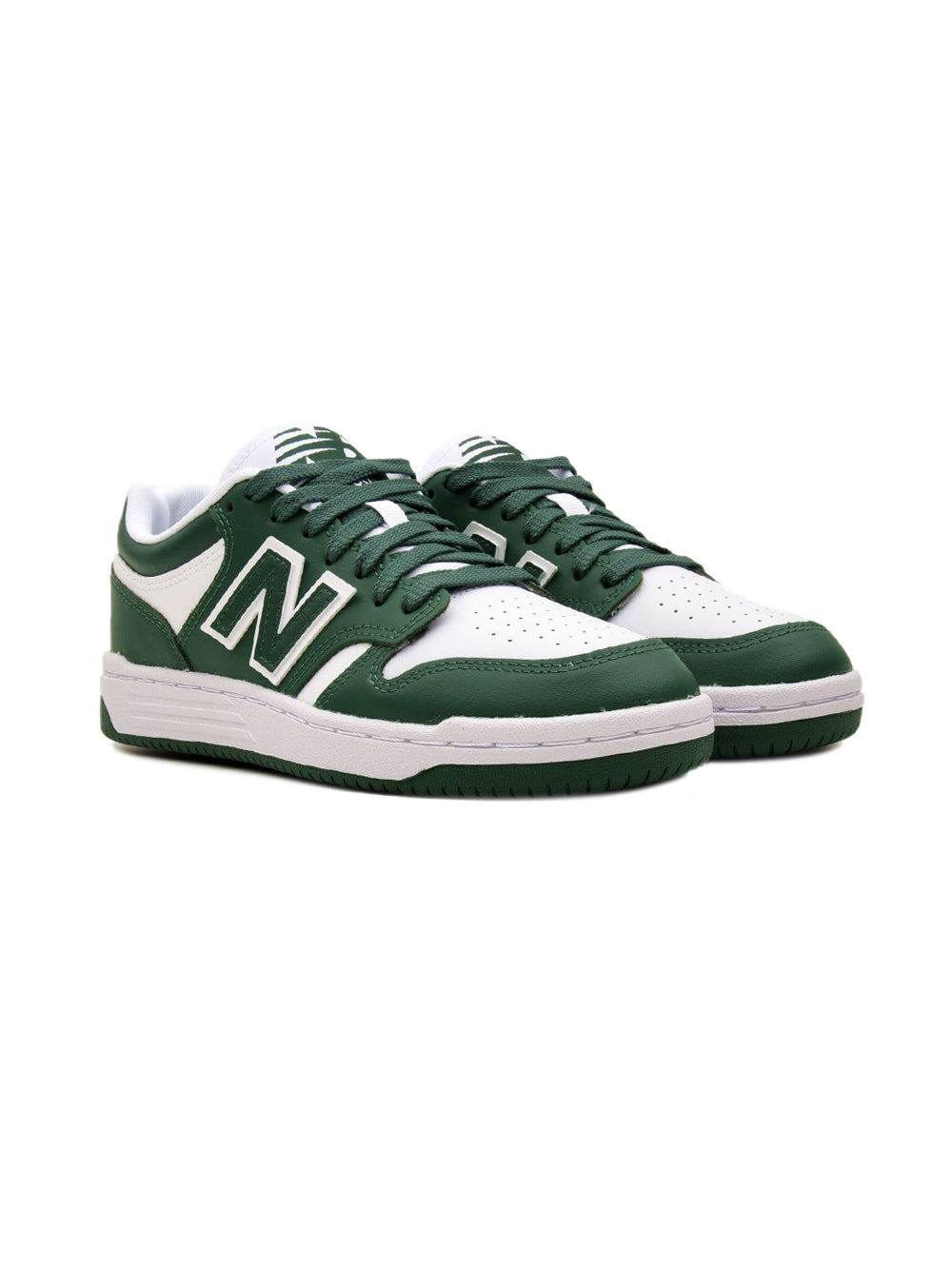 new balance basse green white scarpe donna