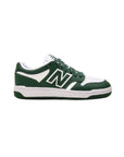 new balance basse green white scarpe donna