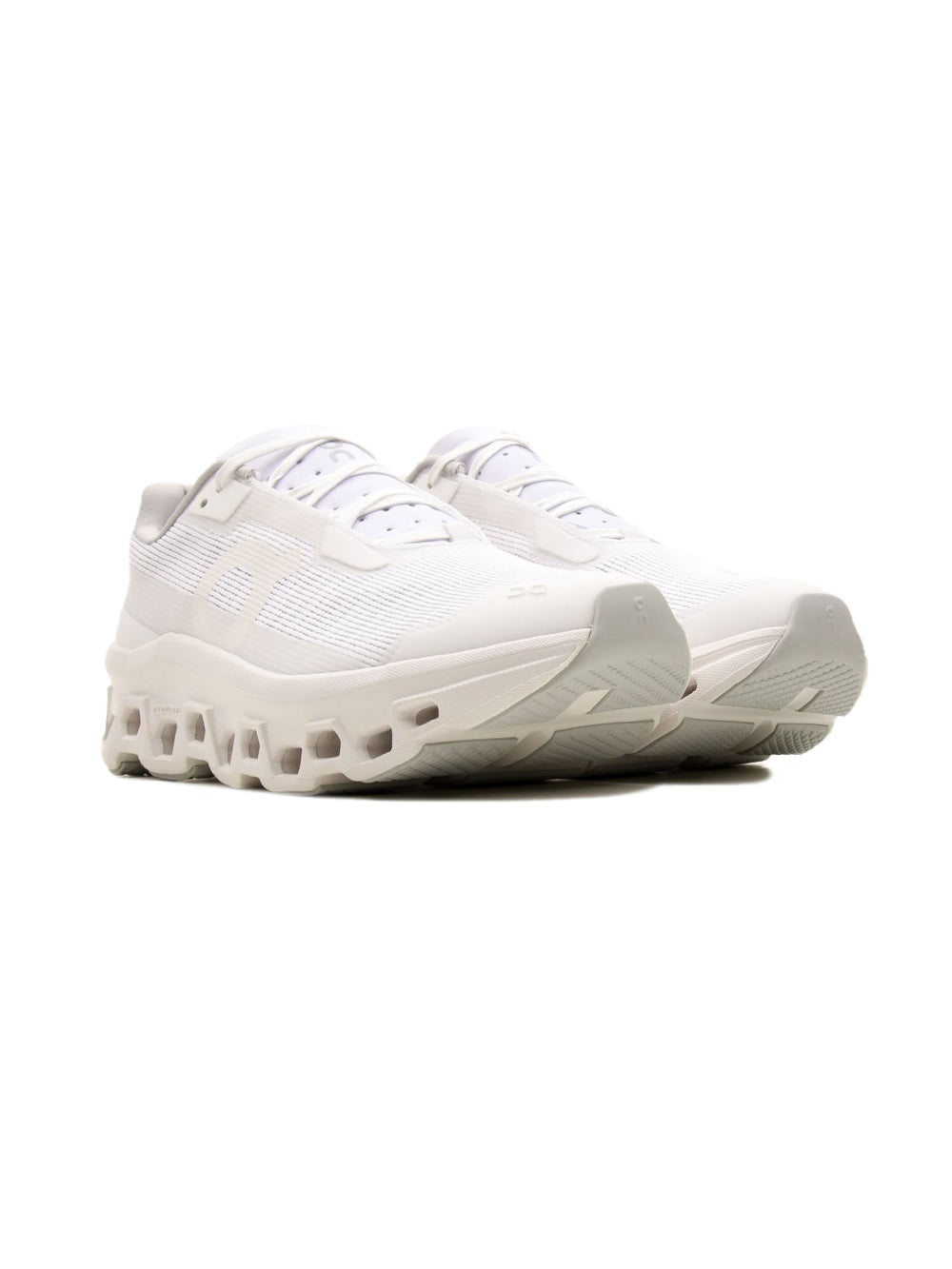 On Running Cloudmonster Void scarpe uomo in bianco - vista dettaglio