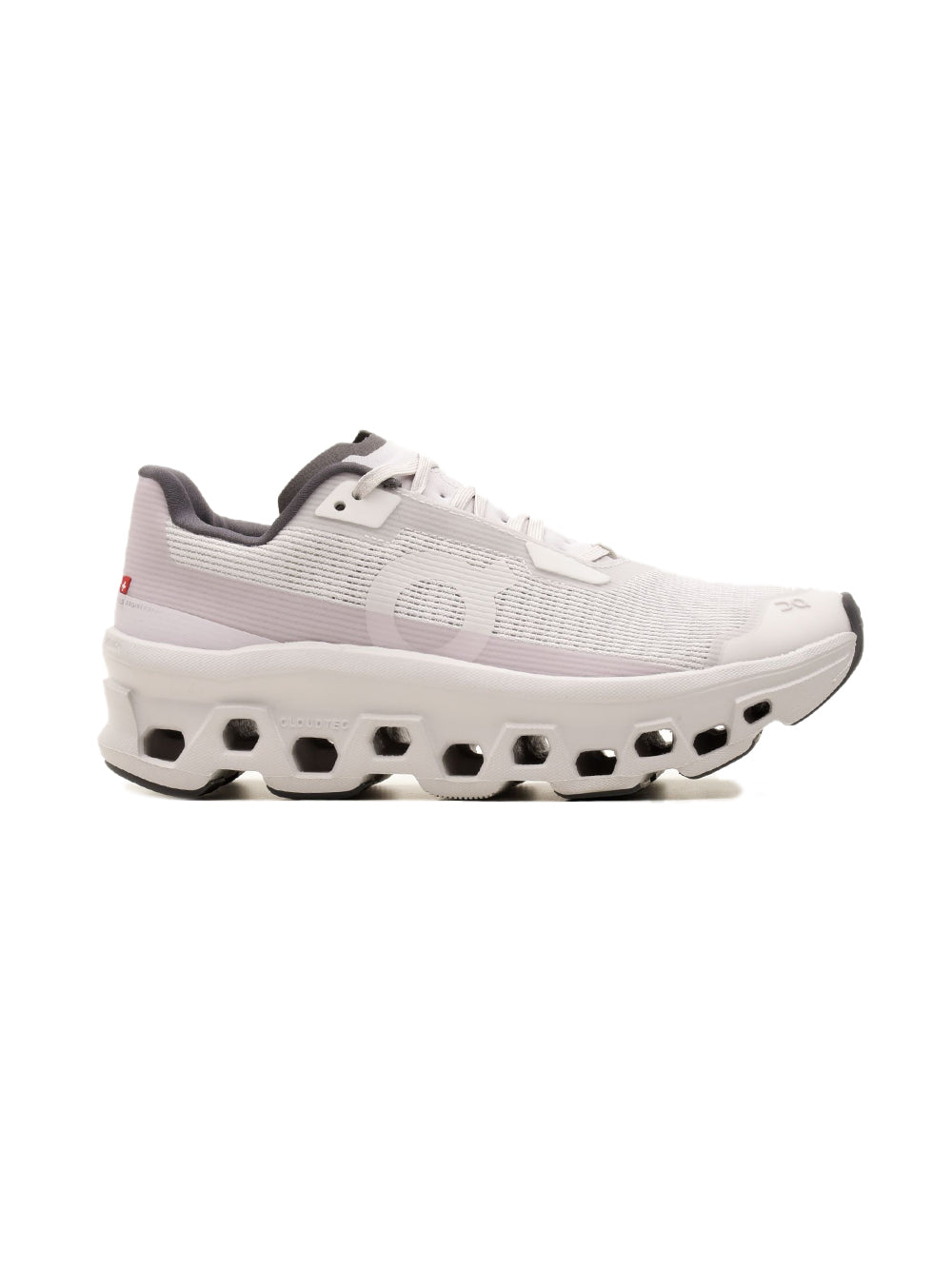 On Running Cloudmonster Void scarpe donna in bianco - vista laterale