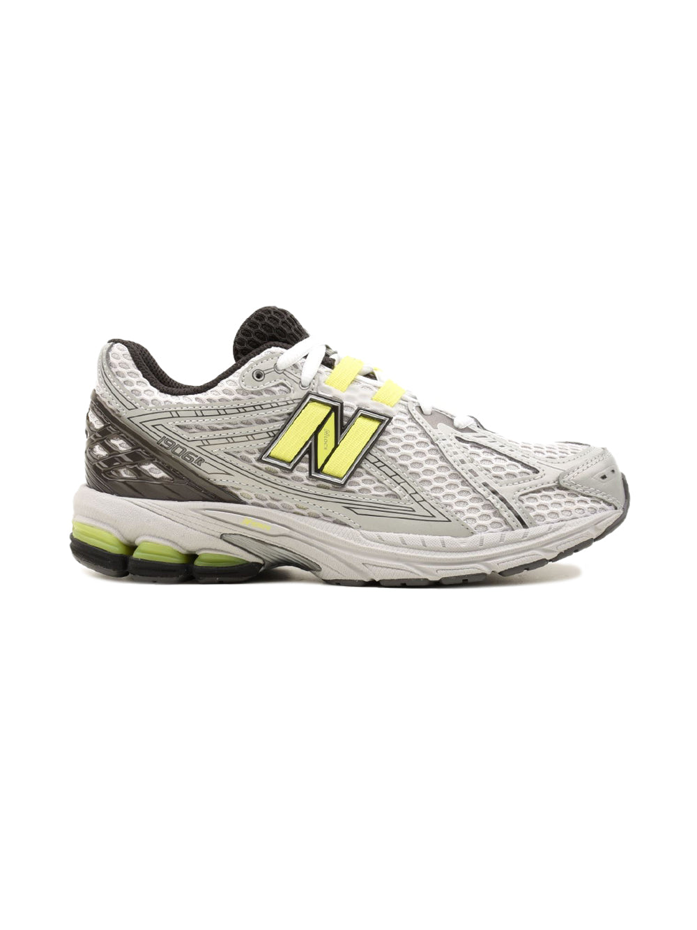 new balance 1906 black metallic alkaline green scarpe junior