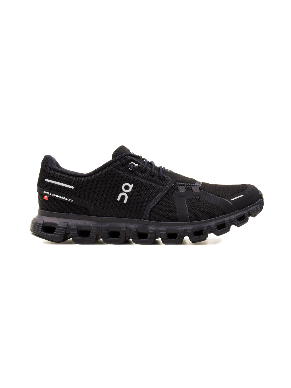 On Running Cloud 6 scarpe uomo in nero - vista laterale