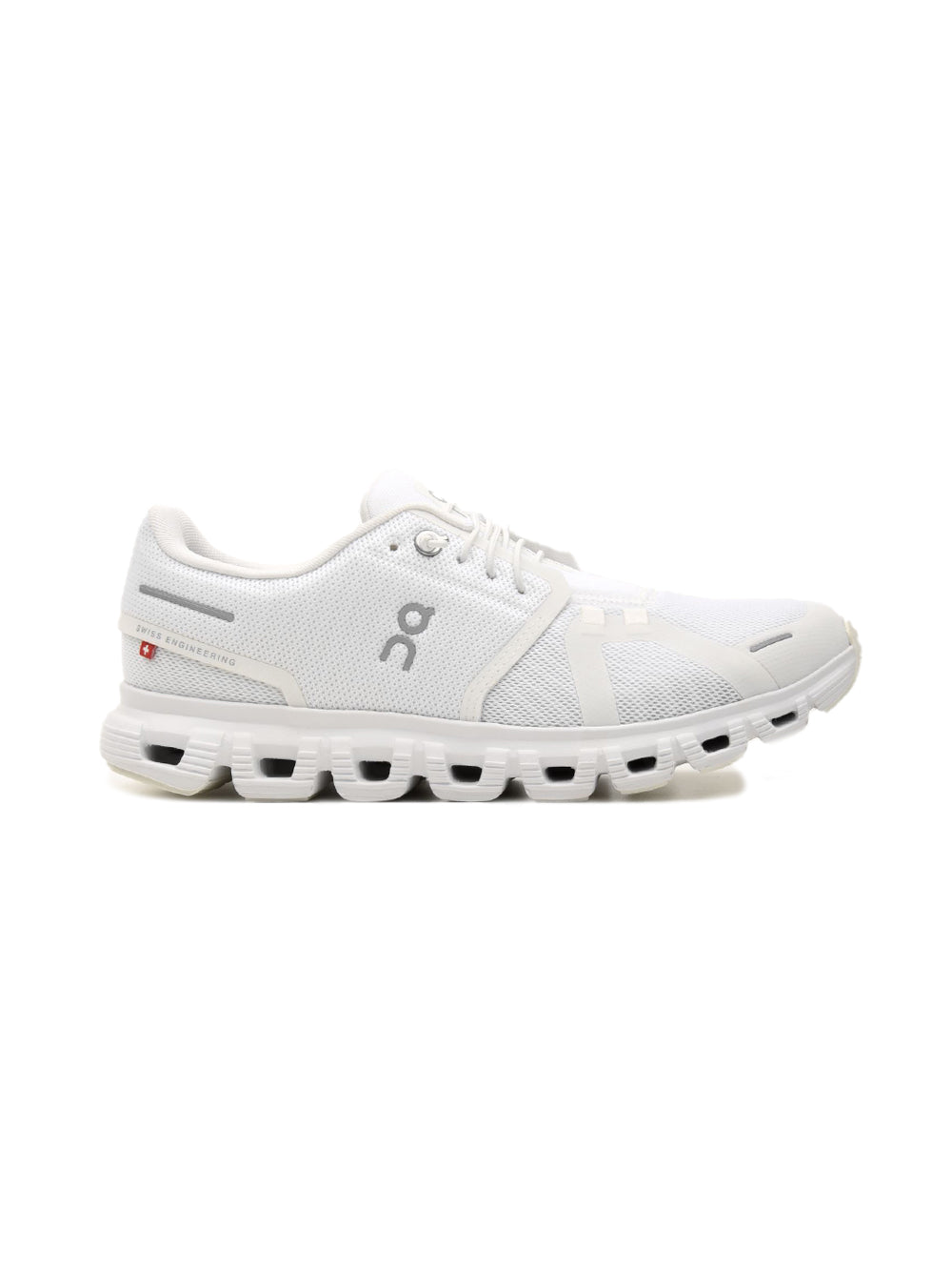 On Running Cloud 6 scarpe uomo in bianco - vista laterale