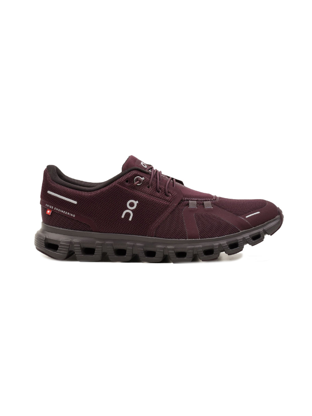 On Running Cloud 6 scarpe uomo in rosso - vista laterale