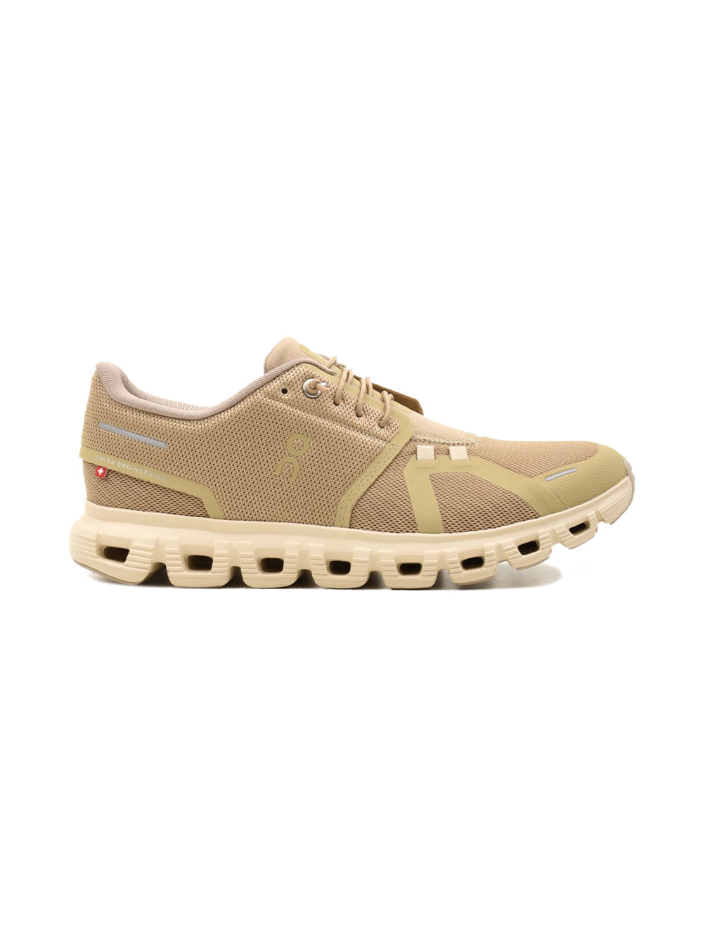 On Running Cloud 6 scarpe uomo in beige - vista laterale