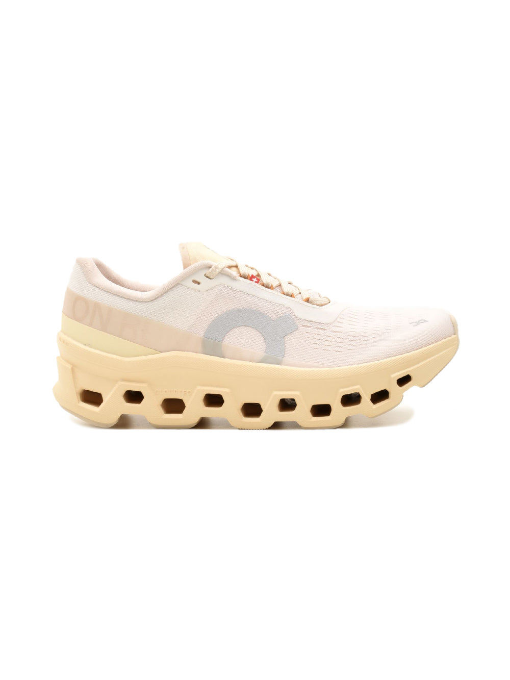 On Running Cloudmonster 1 scarpe donna in beige - vista laterale