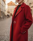 Cappotto Donna Cashmere Corto Invernale Elegante