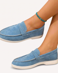 Mocassini Ortopedici Donna Thea – Azzurro cielo