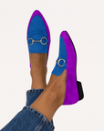 Mocassini Ortopedici Donna Sofie – Viola Blu