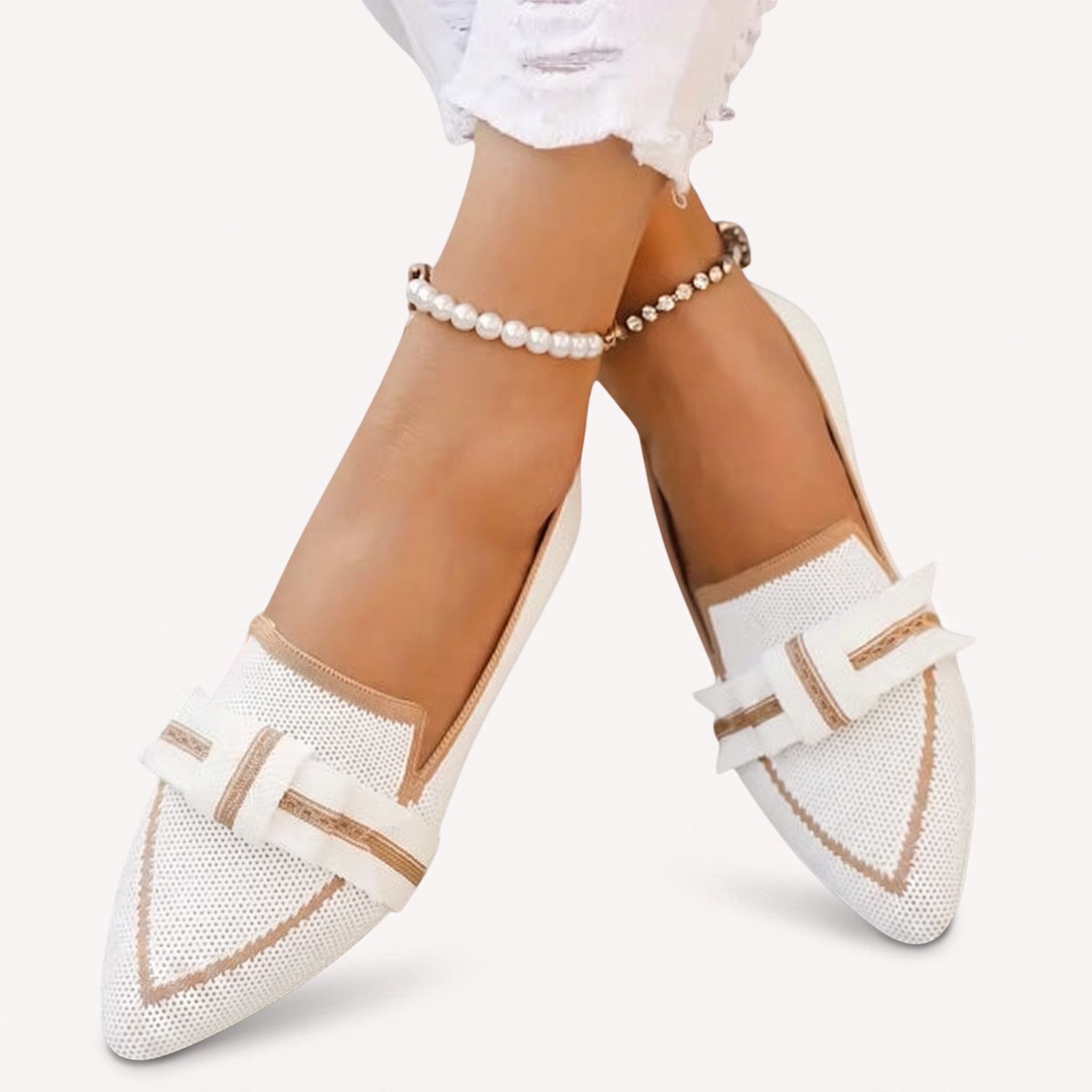 Mocassini Donna Comodi Blaire – Bianco