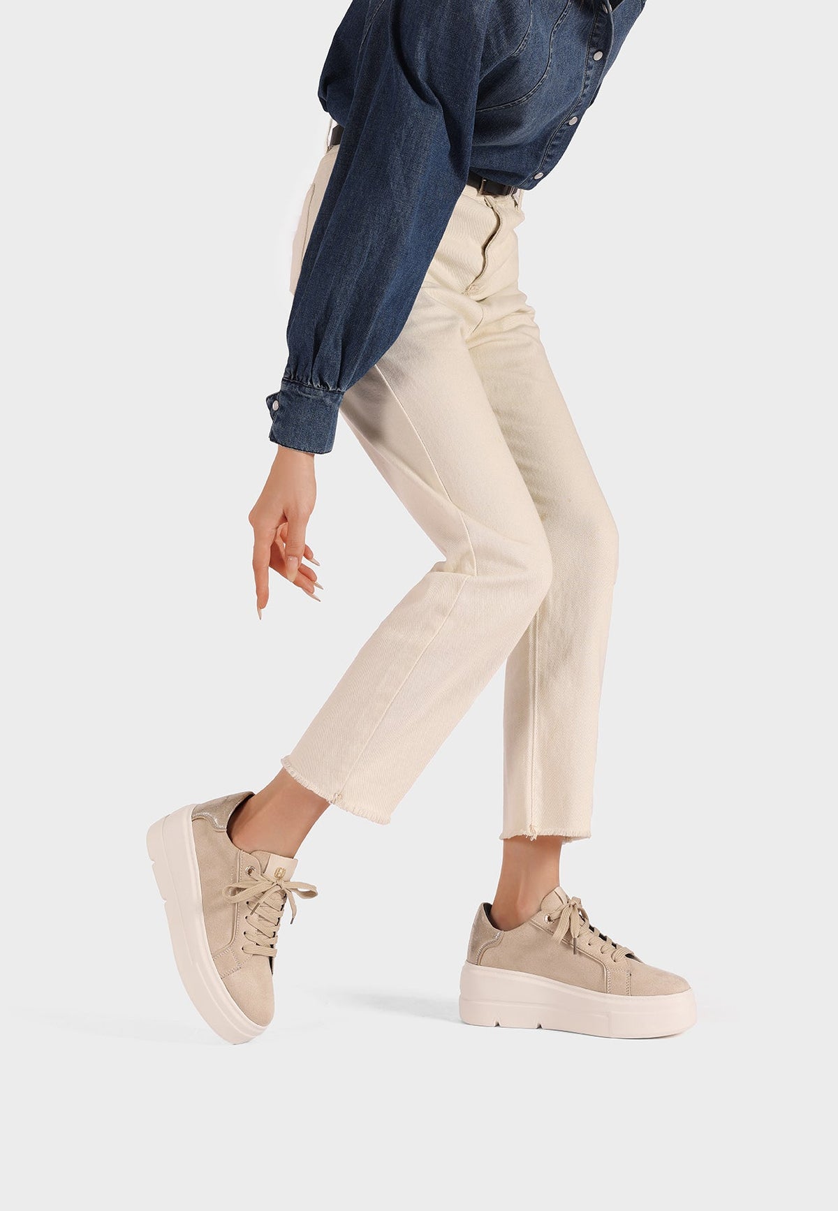 Sneakers Donna Fiamma Alba Sildora – vista principale