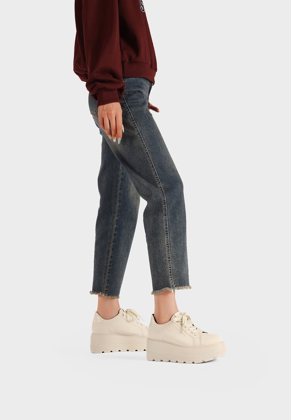 Sneakers Donna Fiamma Lea Sildora – vista indossata