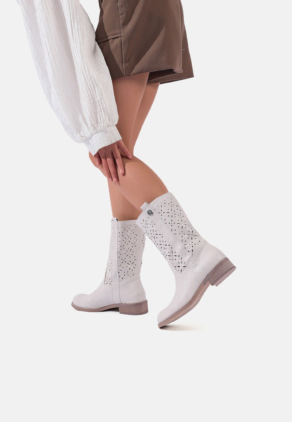 Stivaletti Donna Ilaria Elena Sildora – dettaglio del materiale