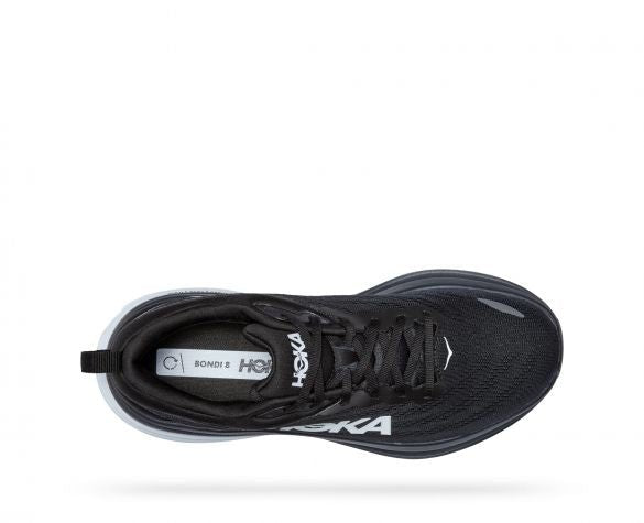 Hoka Bondi 8 Scarpe Running Nero Bianco Donna - 3