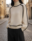 Maglione a collo alto per donna